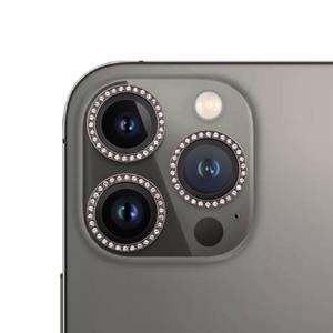 huismerk 9H Point Boor Camera Lens Protector Circle voor iPhone 13 Pro Max / 13 Pro (Zwart)