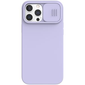 NILLKIN CAMSHIELD MagSafe Magnetische Vloeistof Siliconen + PC Volledige dekking Case voor iPhone 13 Pro (Purple)