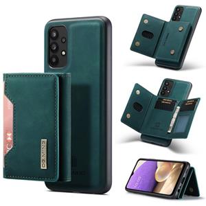 Voor Samsung Galaxy A32 5G DG.MING M2 Serie 3-voudige multi-kaarttas + magnetische achterklep schokbestendig geval met portefeuille en houderfunctie