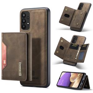 Voor Samsung Galaxy A32 5G DG.MING M2 Serie 3-voudige Multi Card Tas + Magnetische achterkant Cover Shockproof Case met Wallet & Holder-functie