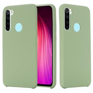 huismerk Voor Xiaomi Redmi Note 8 2021 Pure Color Liquid Siliconen Schokbestendige Volledige dekking Case