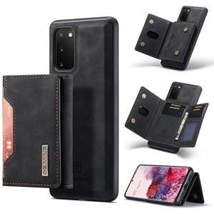 Voor Samsung Galaxy S20 DG.MING M2 Serie 3-voudige multi-kaarttas + magnetische achterklep schokbestendig geval met portefeuille en houderfunctie