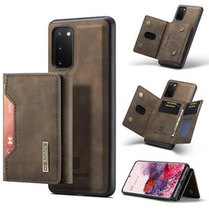 Voor Samsung Galaxy S20 DG.MING M2 Serie 3-voudige multi-kaart tas + magnetische achterkant schokbestendig geval met portefeuille en houder functie