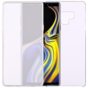 huismerk 0 75 mm dubbelzijdig ultra-dunne transparante PC + TPU Case voor Galaxy Note9