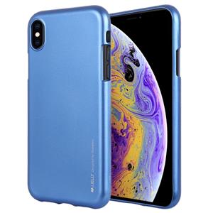 huismerk MERCURY GOOSPERY JELLY serie schokbestendig Soft TPU Case voor iPhone XS Max (blauw)