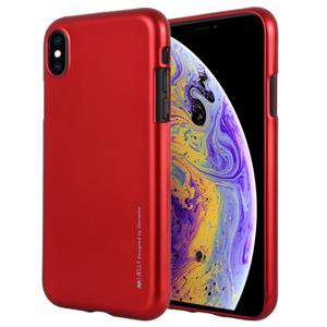 huismerk MERCURY GOOSPERY JELLY serie schokbestendig Soft TPU Case voor iPhone XS Max (rood)