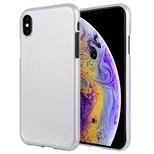 huismerk MERCURY GOOSPERY JELLY serie schokbestendig Soft TPU Case voor iPhone XS Max (zilver)