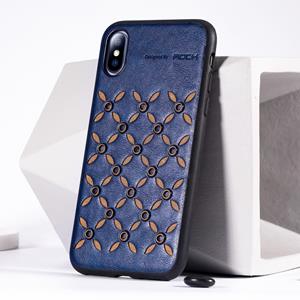 huismerk ROCK Origin Series Business TPU + PU beschermende case voor iPhone XS Max