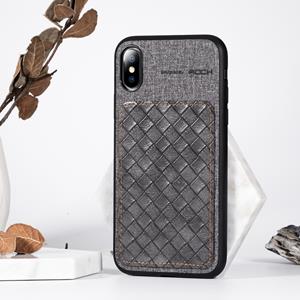 huismerk ROCK Origin Series Business TPU + PU beschermende case voor iPhone XS Max