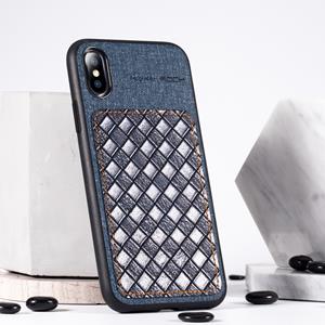 huismerk ROCK Origin Series Business TPU + PU beschermende case voor iPhone XS Max