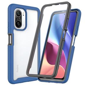 huismerk Voor Xiaomi Poco F3 / Redmi K40 Starry Sky Solid Color Serie Schokbestendige PC + TPU-beschermhoes met PET-film