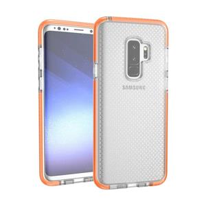 Huismerk Voor Galaxy S9 PLUS Basketbal Texture dekken anti-collision TPU beschermende back cover(Orange)