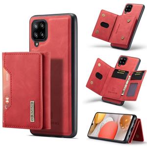 dg.ming Voor Samsung Galaxy A42 5G DG. MING M2 serie 3-voudige multi card tas + magnetische achterkant schokbestendige geval met portemonnee en houder functie