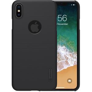 NILLKIN Frosted concaaf-convexe textuur PC Case voor iPhone XS Max (zwart)