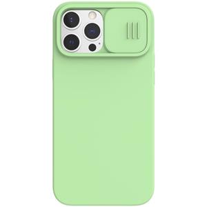 NILLKIN CAMSHIELD VLOEISTE SILICONE + PC Full Coverage Case voor iPhone 13 Pro