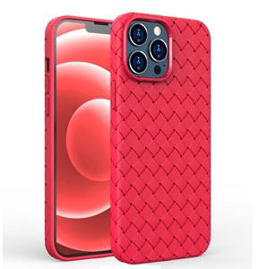 huismerk Volledige dekking Geweven Shockproof TPU-hoesje voor iPhone 13 Pro Max