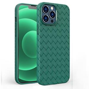 huismerk Volledige dekking Geweven Shockproof TPU-hoesje voor iPhone 13 Pro Max