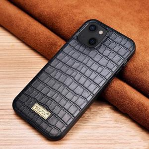 Sulada Crocodile Texture TPU beschermhoes voor iPhone 13 Mini