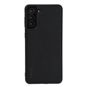 Voor Samsung Galaxy S21 5G GEBEI Full-coverage Shockproof Leather Protective Case(Zwart)