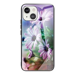 huismerk Gehard Glass + TPU Border Beschermhoes voor iPhone 13 Mini