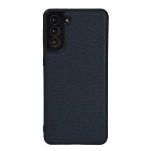 Voor Samsung Galaxy S21 5G GEBEI Full-coverage Shockproof Leather Protective Case(Blauw)