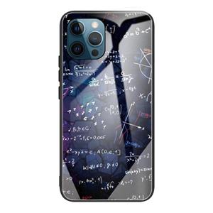 huismerk Gehard glas + TPU-grensbeschermingscase voor iPhone 13 Pro