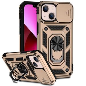 huismerk Sliding Camshield Holder telefoonhoesje voor iPhone 13 Mini