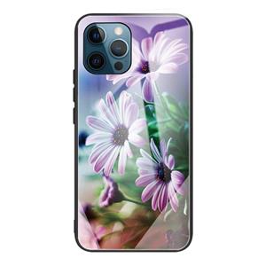 huismerk Gehard glas + TPU-grensbeschermingshoes voor iPhone 13 Pro