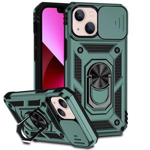 huismerk Sliding Camshield Holder telefoonhoesje voor iPhone 13 Mini