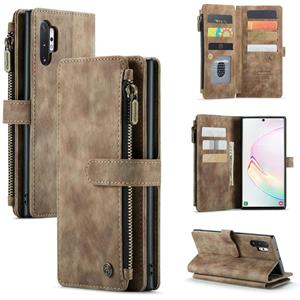 Voor Samsung Galaxy Note10 + Caseme-C30 PU + TPU Multifunctionele Horizontale Flip Lederen Case met Houder & Card Slot & Portemonnee & Rits Pocket (Br