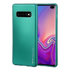 huismerk MERCURY GOOSPERY ik GELEI metalen TPU Case voor Galaxy S10+(Green)