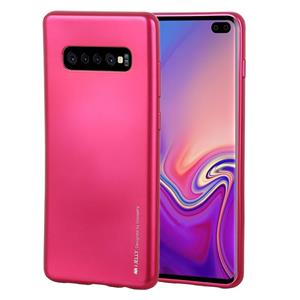 huismerk KWIK GOOSPERY ik JELLY metaal TPU Case voor Galaxy S10 PLUS (magenta)