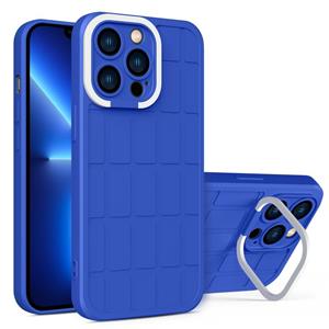 huismerk Cube Lens Houder TPU + PC Telefooncase voor iPhone 13