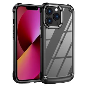 huismerk TPU + PC Lens Protection Phone Case For iPhone 13 Pro(Black)