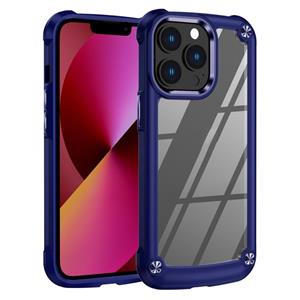 huismerk TPU + PC Lens Protection Phone Case For iPhone 13 Pro(Blue)