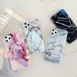 huismerk Voor iPhone 12 TPU Smooth Marbled IMD Mobile Phone Case (Puimsteen F3)