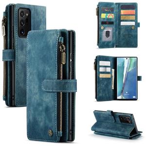 Voor Samsung Galaxy Note20 Ultra Caseme-C30 PU + TPU Multifunctionele Horizontale Flip Leren Case Met Houder & Card Slot & Portemonnee & Rits Pocket (