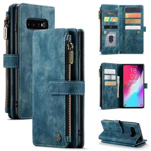 Voor Samsung Galaxy S10 + Caseme-C30 PU + TPU Multifunctionele Horizontale Flip Lederen Case Met Houder & Card Slot & Portemonnee & Rits Pocket