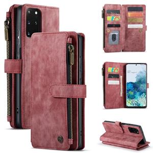 Voor Samsung Galaxy S20 + 5G CASEME-C30 PU + TPU Multifunctionele Horizontale Flip Leren Case met Houder & Card Slot & Portemonnee & Ritssluiting