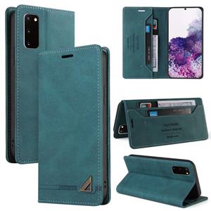 huismerk Voor Samsung Galaxy S20 Skin Feel Anti-Diefstal Borstel Horizontale Flip Lederen Case met Houder & Card Slots & Portemonnee