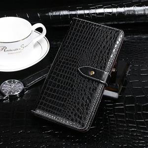 Voor Xiaomi Redmi Note 10 Pro 5G Idewei Crocodile Textuur Horizontale Flip Lederen Case met Houder & Card Slots & Portemonnee (Zwart)