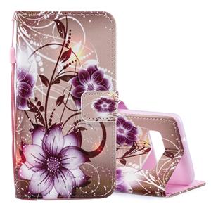 huismerk Lotus patroon horizontale Flip leren Case voor Galaxy S10 met houder & kaartsleuven & portemonnee