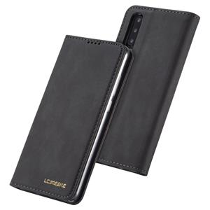 LC.IMEEKE Voor Huawei P30 LC. IMEEKE LC-002 Series Skin Hand Feeling PU + TPU Horizontal Flip Leather Case with Holder & Card Slot & Wallet(Black)