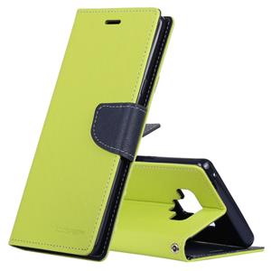 huismerk KWIK GOOSPERY FANCY dagboek horizontale Flip lederen case voor Galaxy Note 9 met houder & kaartsleuven & portemonnee (groen)