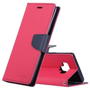 huismerk KWIK GOOSPERY FANCY dagboek horizontale Flip lederen case voor Galaxy Note 9 met houder & kaartsleuven & portemonnee (rood)