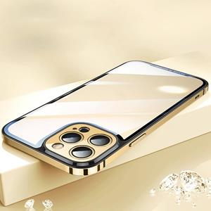 Huismerk AG HD glazen telefoonhoes voor iPhone 13 pro max