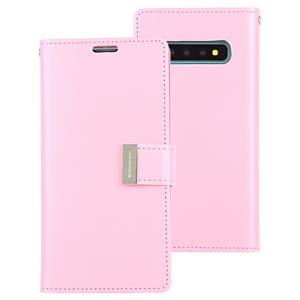 huismerk MERCURY GOOSPERY rijke dagboek PU + TPU Crazy Horse textuur horizontale Flip lederen Case voor Galaxy S10 met Card Slots & portemonnee & fotolijstjes