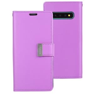 huismerk KWIK GOOSPERY RICH DIARY PU + TPU Crazy Horse textuur horizontale Flip lederen case voor Galaxy S10 met kaartsleuven & portemonnee & fotolijstjes (pa