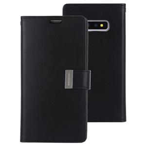 huismerk MERCURY GOOSPERY rijke dagboek PU + TPU Crazy Horse textuur horizontale Flip lederen case voor Galaxy S10 PLUS met kaartsleuven & portemonnee & fotol