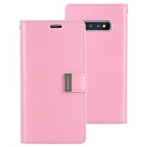 huismerk KWIK GOOSPERY RICH DIARY PU + TPU Crazy Horse textuur horizontale Flip lederen case voor Galaxy S10 PLUS met kaartsleuven & portemonnee & fotolijstje